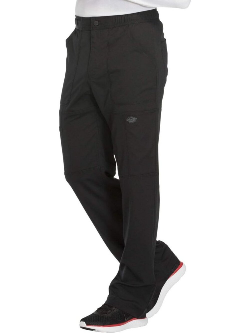 Men's Athletic Scrub Pants with Zip Fly, Four-Way Stretch & Moisture Wicking